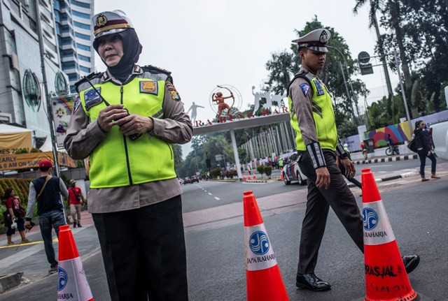 Polda Metro Berlakukan Skema Lalin Penutupan Asian Games
