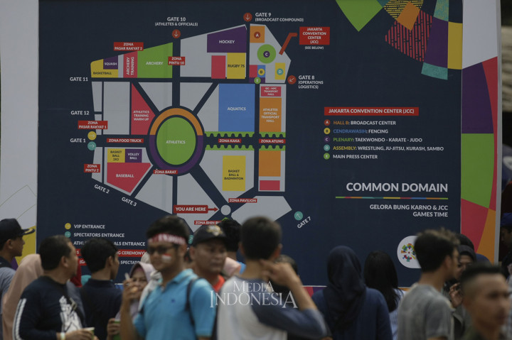 Antusiasme Warga Jelang Penutupan Asian Games 2018