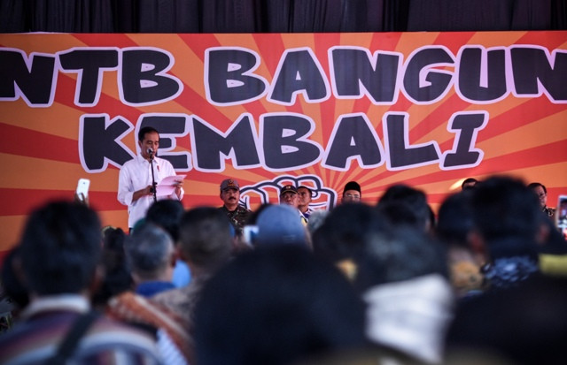 Presiden Pastikan Lombok Bangkit