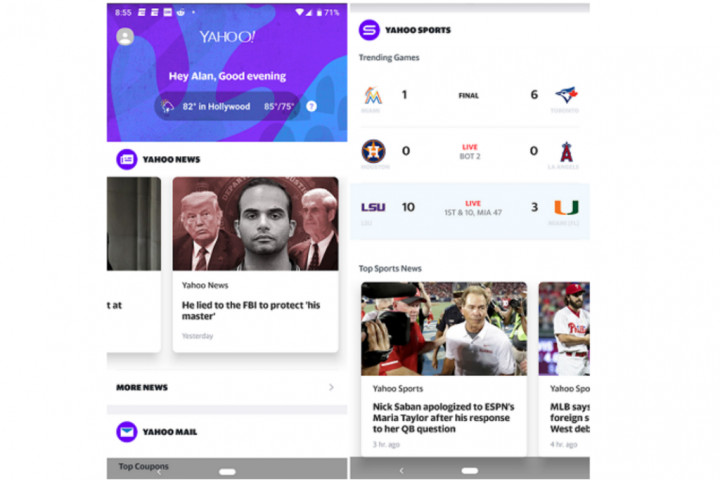 Yahoo Rilis Aplikasi Android dengan Sejumlah Fungsi