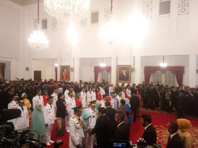 Jokowi Lantik 9 Gubernur Terpilih