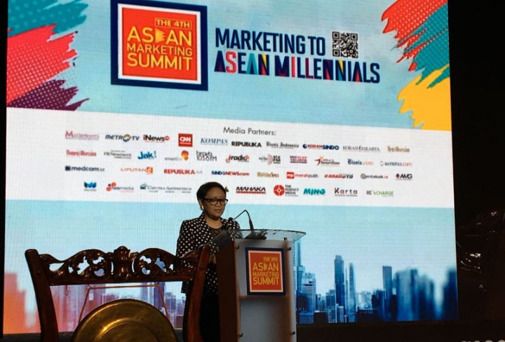 Menlu Retno: Kaum Milenial Aset untuk Kembangkan ASEAN