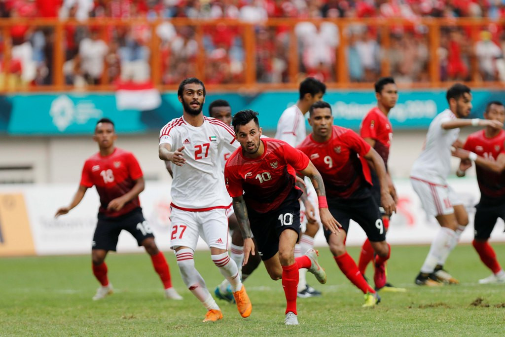 Stefano Lilipaly kembali dipercaya memperkuat Timnas Indonesia (MI/ROMMY PUJIANTO)