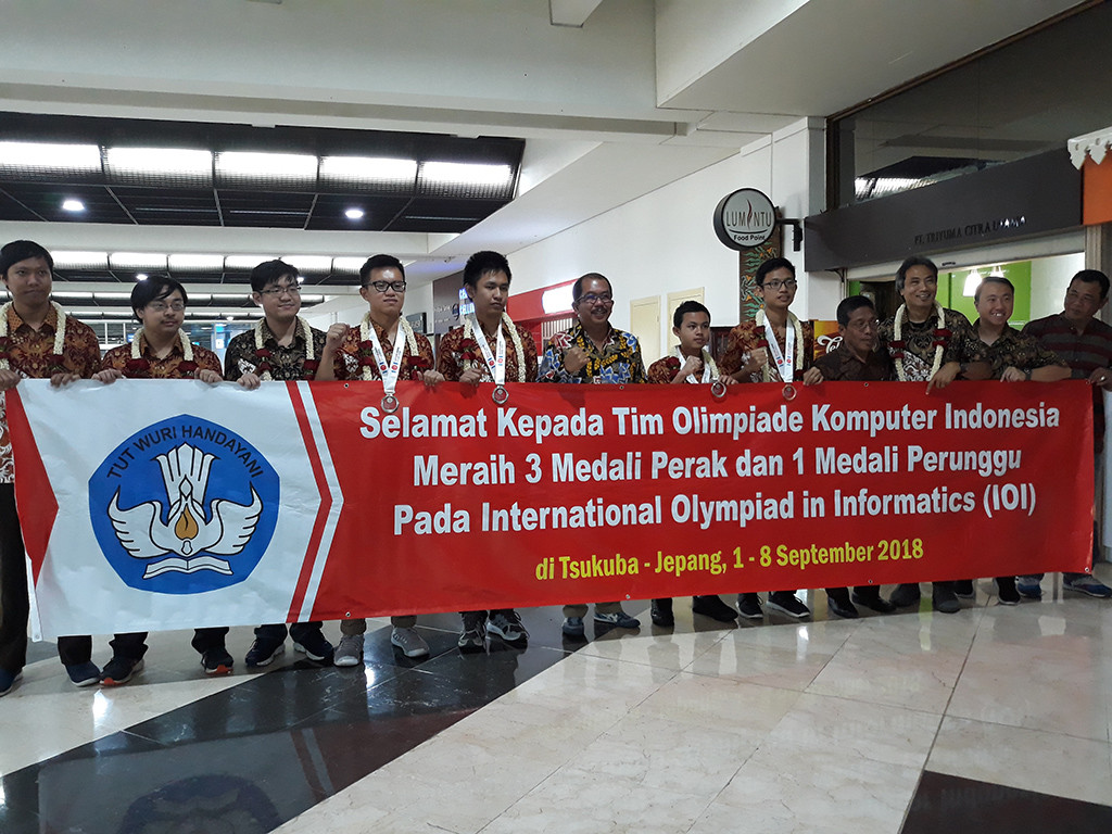 Tim Olimpiade Komputer Indonesia (TOKI), dokumentasi Humas Kemendikbud.