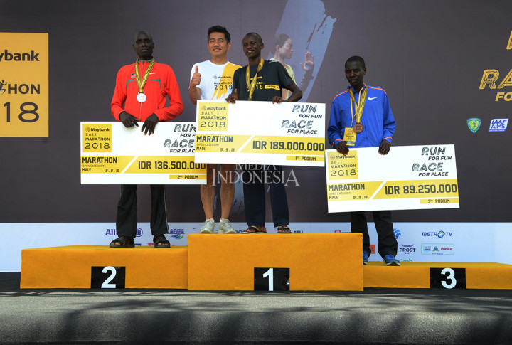 Pelari Kenya Juarai Maybank Bali Marathon 2018