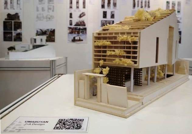 Umabuyan, salah satu desain rumah tropis di atas lahan 100-an meter karya arsitek IYA.