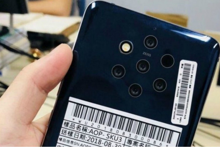 Muncul Penampakan Nokia 9 Lima Kamera di Tiongkok