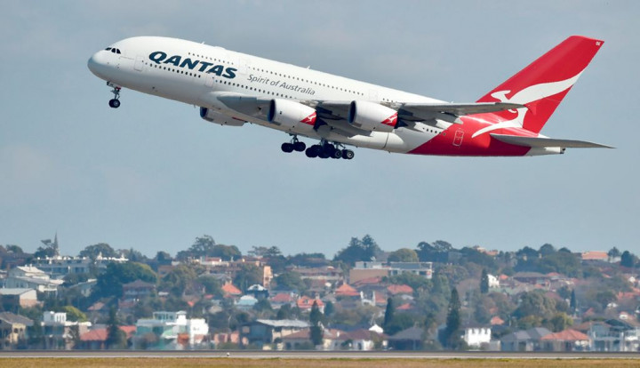 Penumpang Bertindak Agresif, Qantas Airlines Putar Balik ke Australia