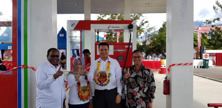 Pertamina Resmikan BBM Satu Harga di Wamena