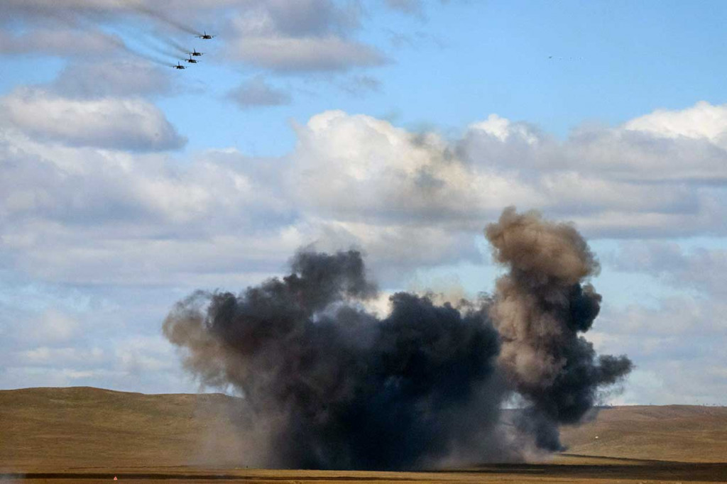 Rusia Gelar Latihan Perang Terbesar