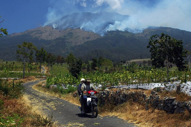 BPBD Temanggung Minta Bantuan Helikopter Water Bombing