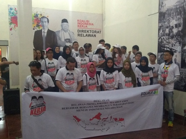 PRIMA mendeklarasikan dukungan untuk Jokowi-Ma'ruf/Medcom.id/Kautsar Prabowo