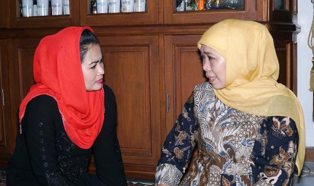 Cucu Bung Karno Temui Khofifah