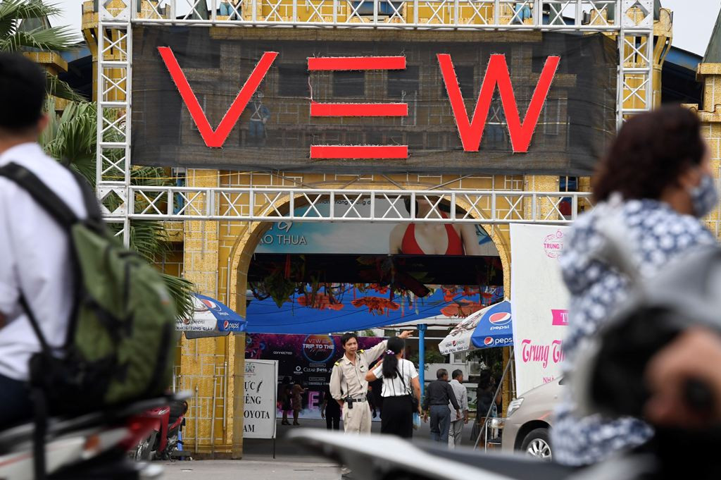 Lokasi festival musik Vietnam yang dijadikan tempat pesta narkoba. (Foto: AFP).
