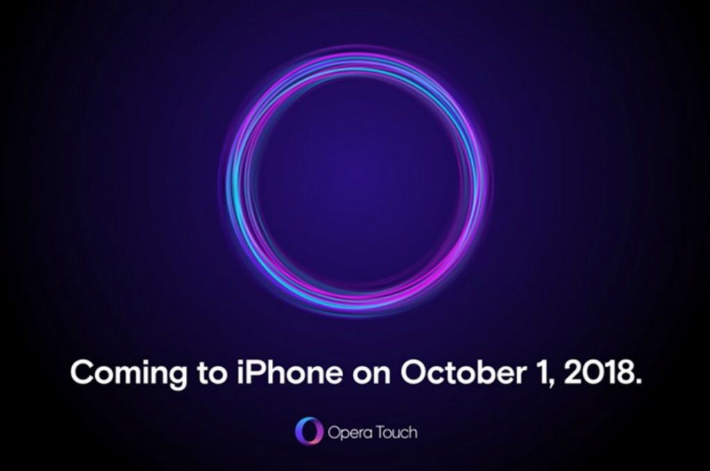 Opera Software mengumumkan Opera Touch akan tersedia di iPhone pada tanggal 1 Oktober mendatang.