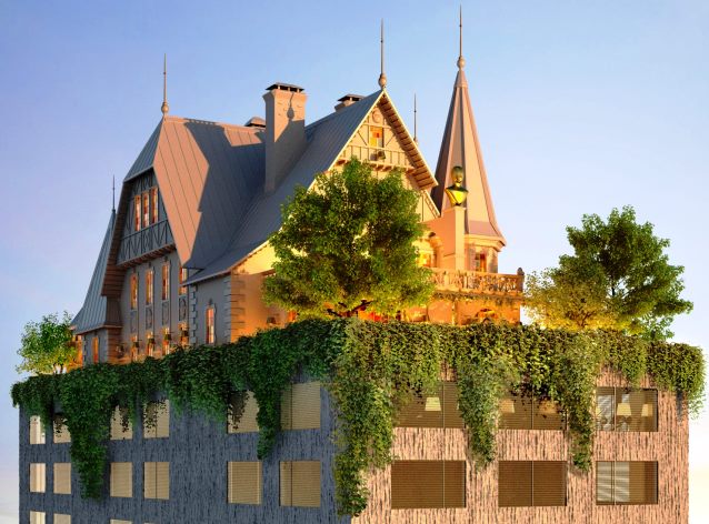 Hotel Mewah Beratap Rumah Megah