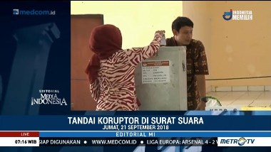 Tandai Koruptor di Surat Suara