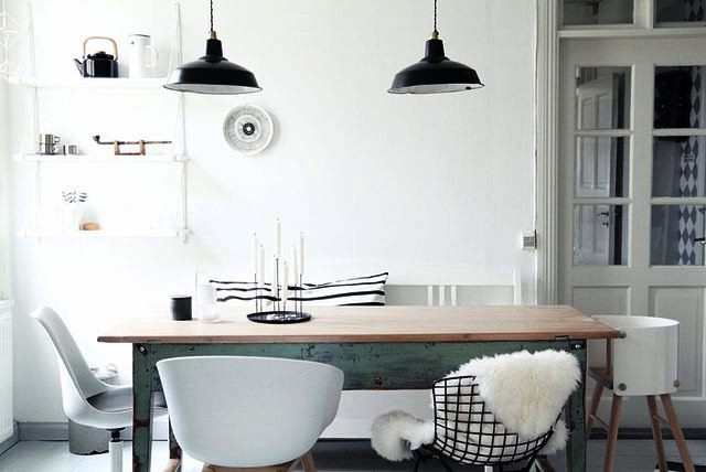 Ruang Makan Sederhana Rasa Skandinavia