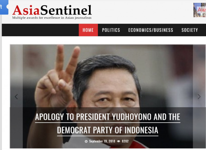 <i>Cover Both Sides</i> dan Asia Sentinel