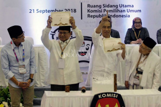 Jokowi-Ma'ruf Nomor Urut 1, Prabowo-Sandi 2
