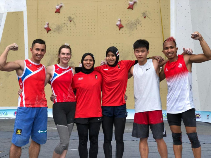Atlet Panjat Tebing Indonesia Berjaya di Tiongkok