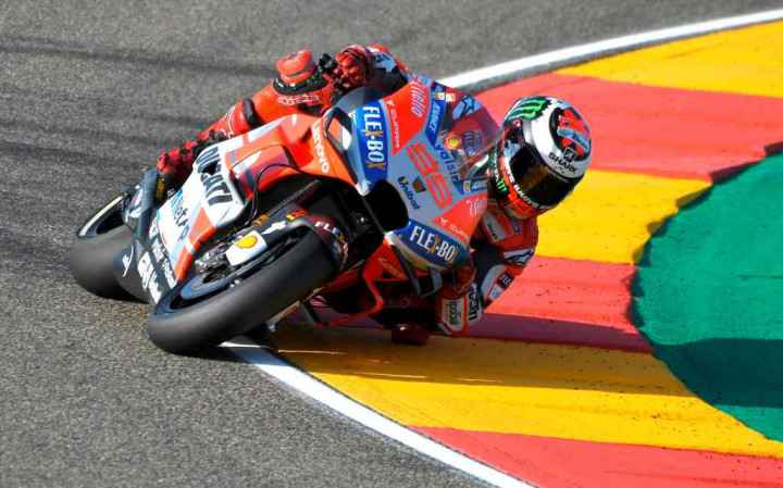 Lorenzo Raih <i>Pole Position</i> di MotoGP Aragon