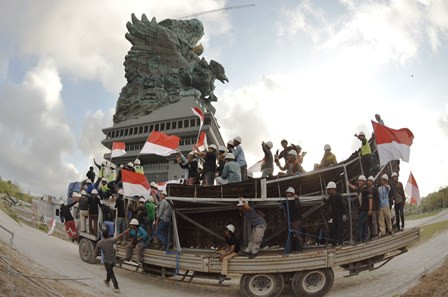 Jokowi Resmikan Patung GWK di Bali