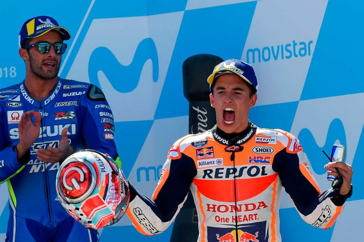 Klasemen Pembalap usai MotoGP Aragon