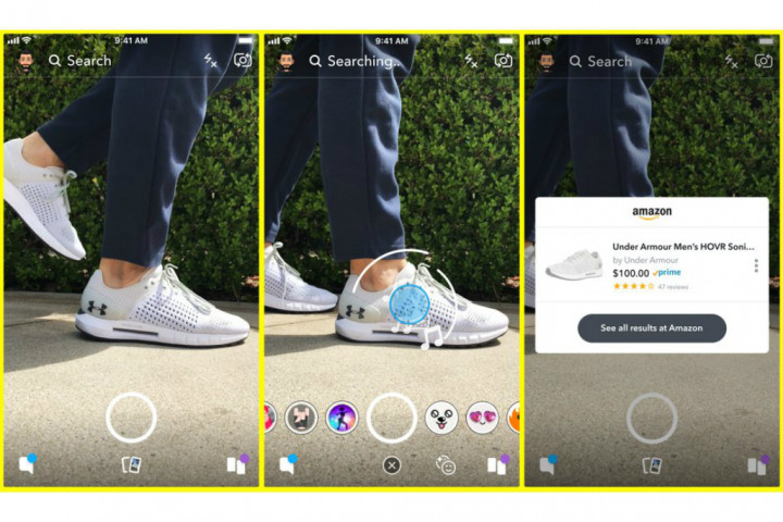 Pengguna Snapchat Bisa Belanja di Amazon via Kamera