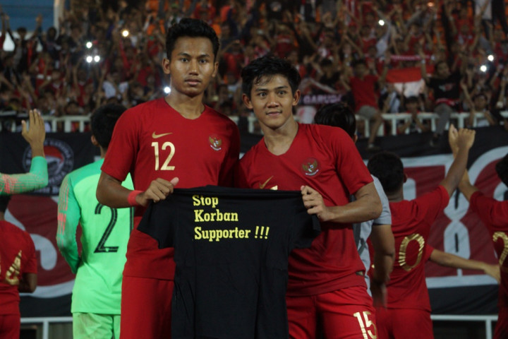 Kampanye Setop Kekerasan di PSSI 88th U19 International Tournament