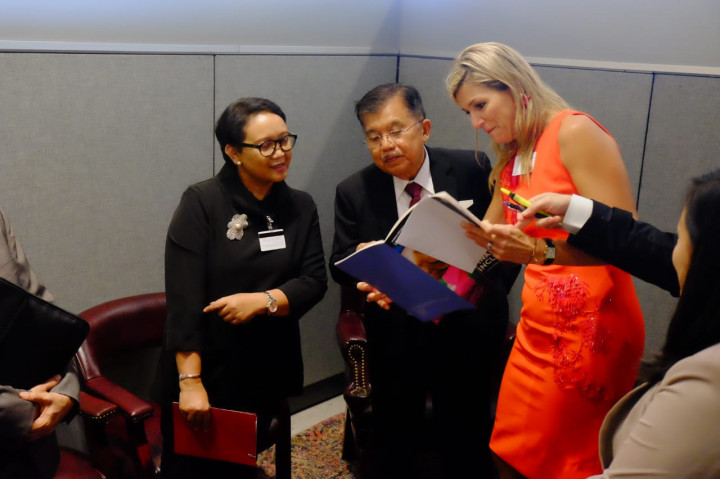 Wapres Berbagi Kemajuan Inklusi Keuangan RI dengan Ratu Belanda