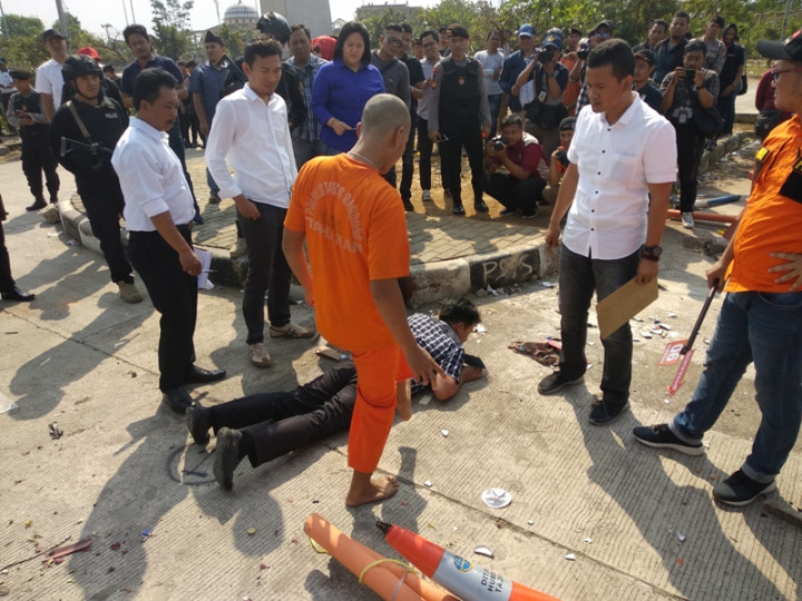 Polisi Rekonstruksi Kasus Pengeroyokan Haringga