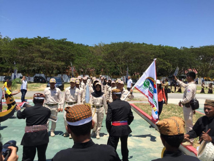 Peserta Kirab Pemuda 2018 Singgah di Pohuwato