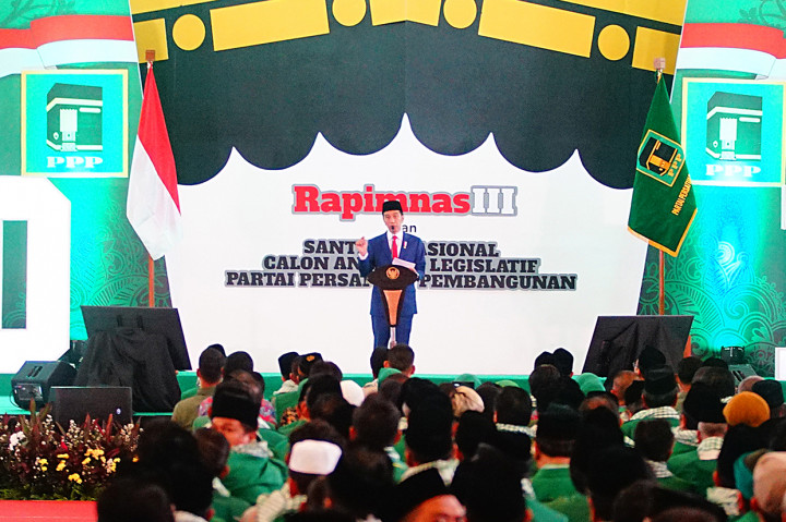 Jokowi Hadiri Rapimnas PPP