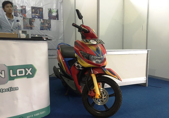 PIF 2018 Pamerkan Alarm Motor Anti Begal