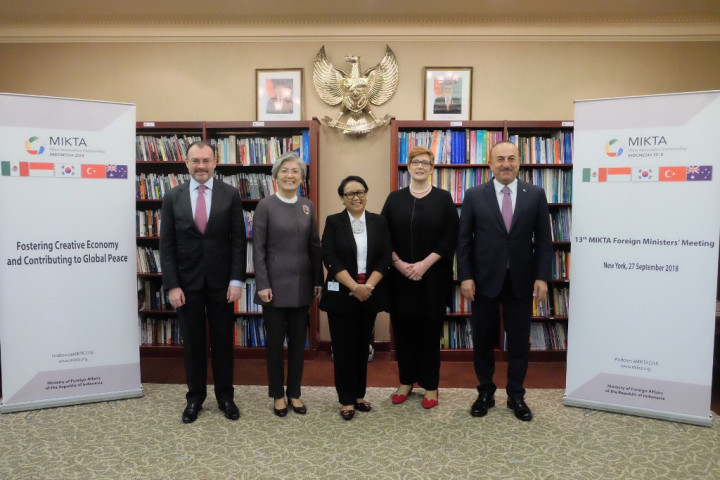 Menlu RI: MIKTA Harus Jadi Pembangun Jembatan di Tingkat Global