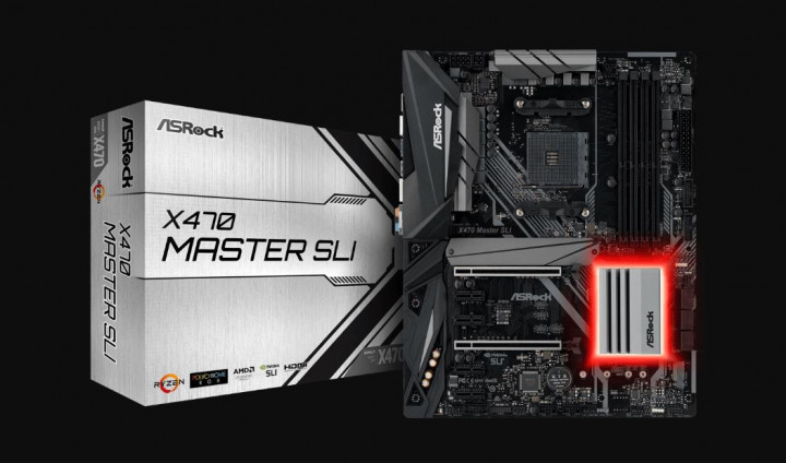 ASRock X470 Master SLI, Sudah Bertenaga Tanpa Dua VGA