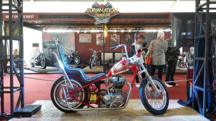 Pesta Pora Builder Motor Kustom di Surabaya