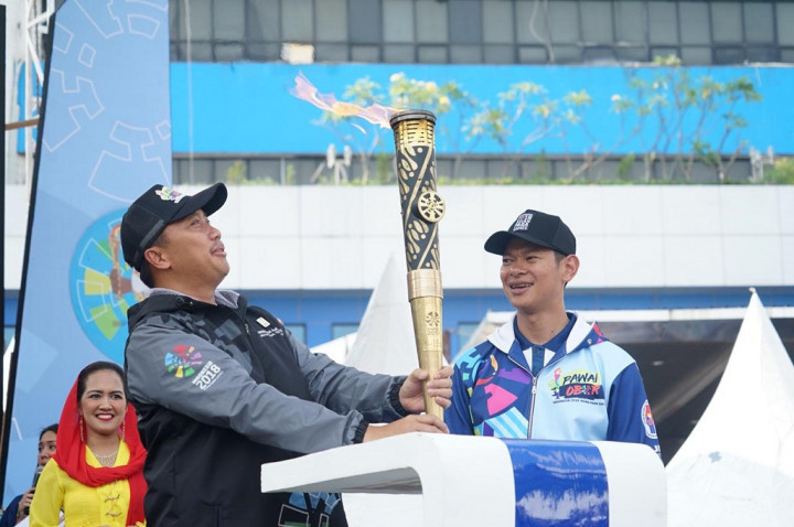 Api Abadi Asian Para Games 2018 Disemayamkan di Kemenpora