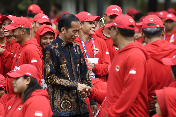 Jokowi Lepas Kontingen Asian Para Games 2018
