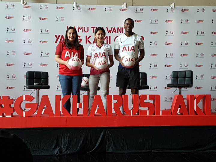 AIA dan Tottenham Dukung Perkembangan Sepak Bola Putri Indonesia