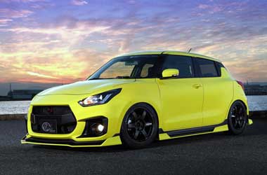 Dandanan Sporty Suzuki Swift Garapan Kuhl Racing