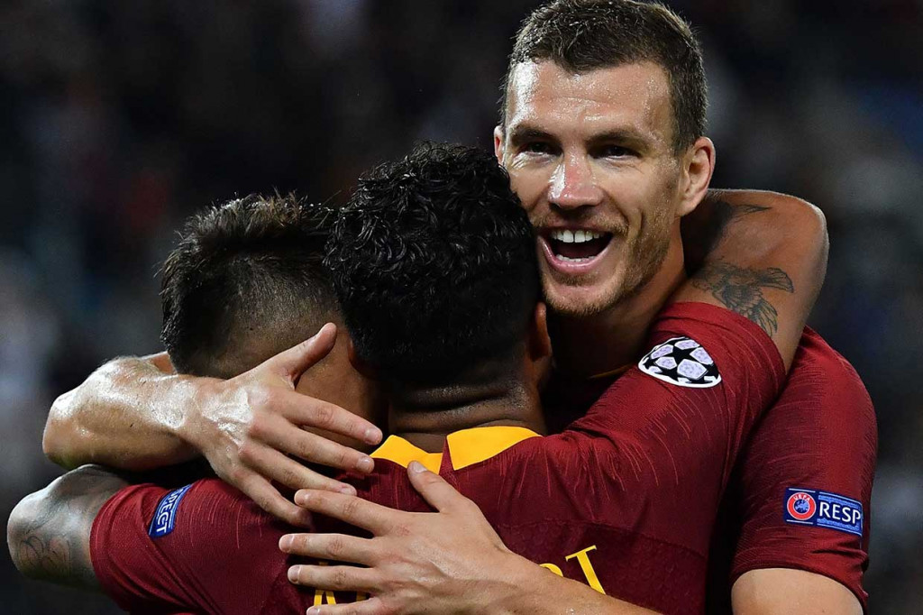 Roma Pesta Gol ke Gawang Viktoria Plzen