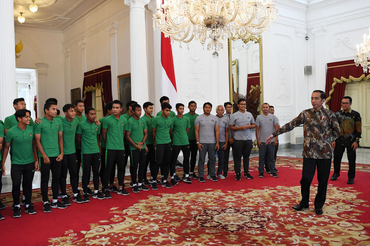 Jokowi Optimistis Timnas U-16 Jadi Tim Kebanggaan