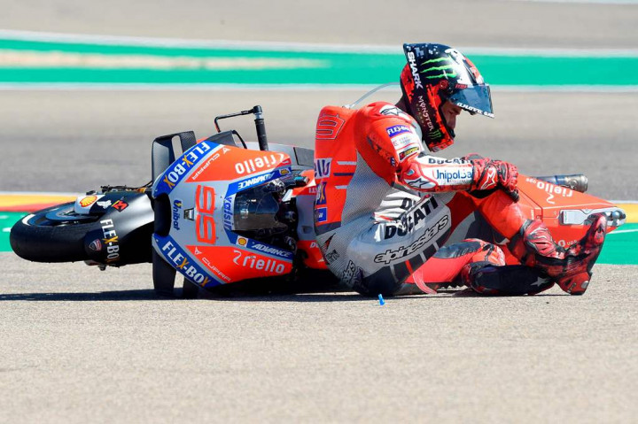 Jorge Lorenzo Kecelakaan Parah di Thailand