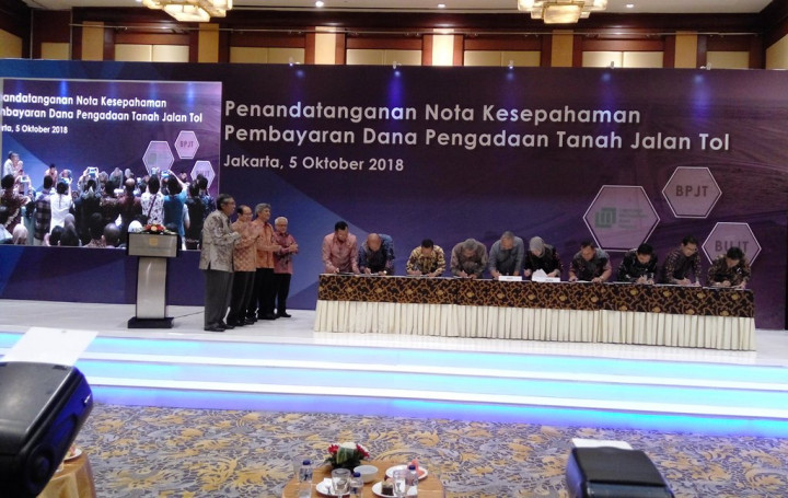 Percepat Pembangunan Jalan Tol, LMAN Teken MoU dengan BPJT dan BUJT
