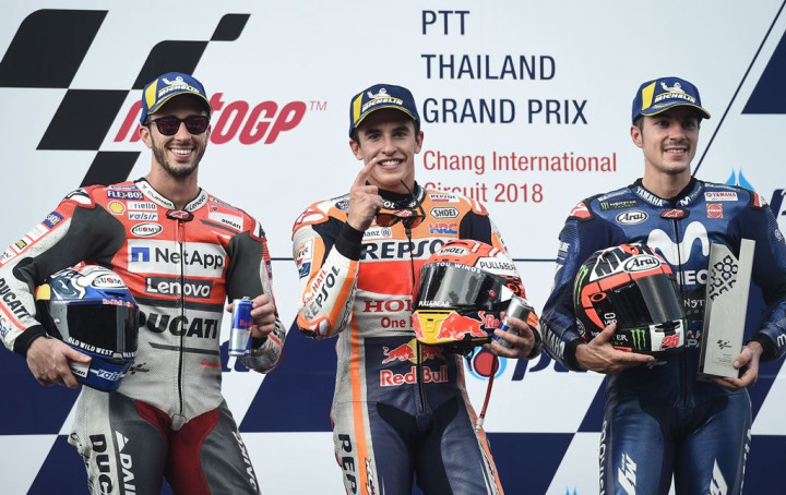 Klasemen Pembalap Usai MotoGP Thailand