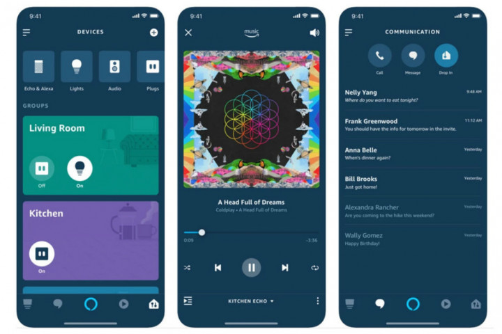 Aplikasi Amazon Alexa Rombak Desain Menyeluruh