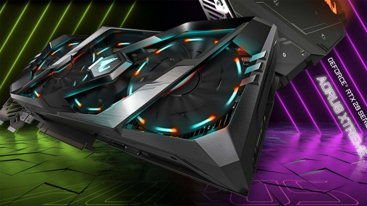 Gigabyte Pamer Empat VGA Aorus RTX 2080