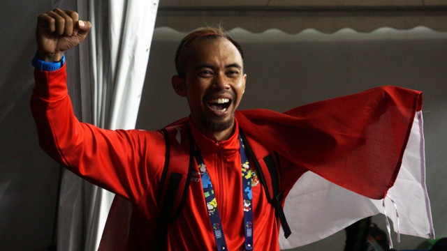 Usia tak Lagi Muda, Hartanto Sumbang Perak Lompat Jauh